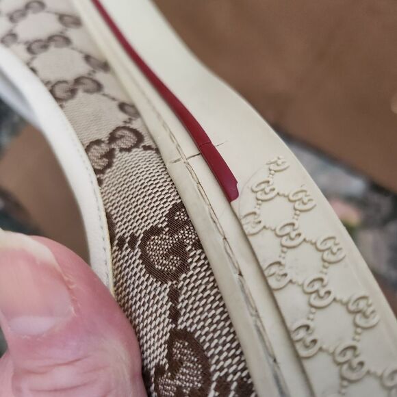 Gucci Women's Beige Slip-On Shoes - Picture 10 of 14